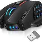 UtechSmart Venus Pro RGB Wireless MMO Gaming Mouse